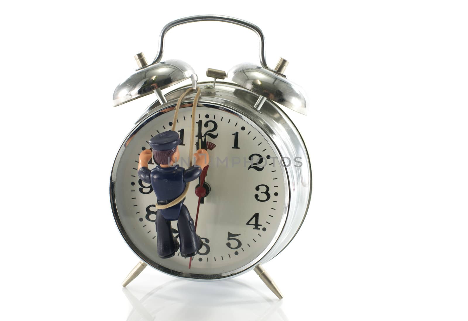 toy mna repairing the clock and bells