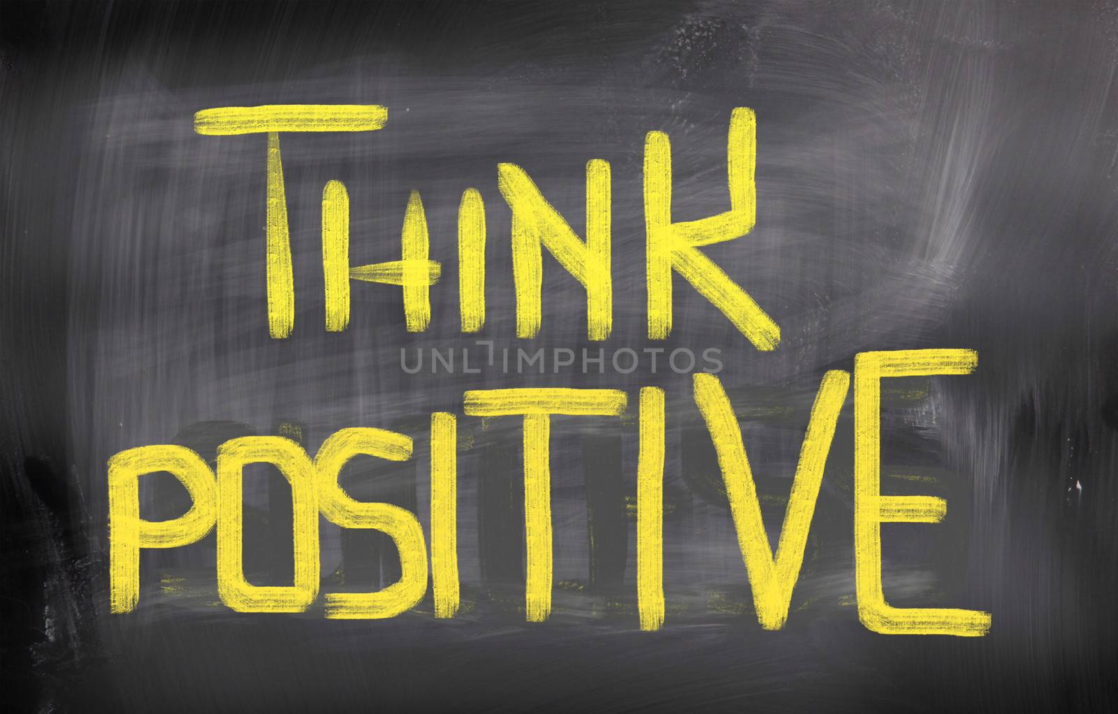 Think Positive Concept by KrasimiraNevenova