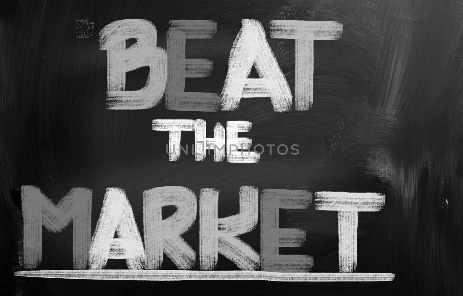 Beat The Market Concept