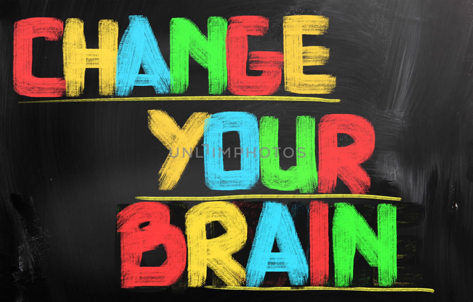 Change Your Brain Concept