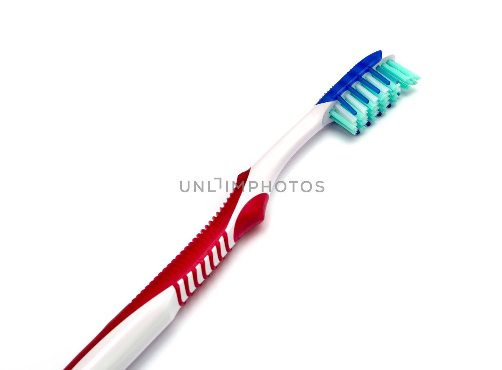 tooth brush isolated on a white background by DNKSTUDIO