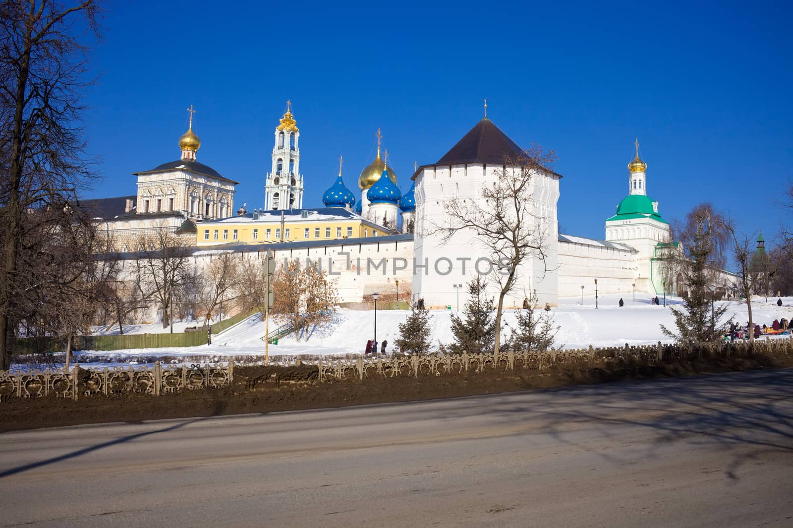 Trinity Sergius Lavra monastery in Sergiev Posad, Russia