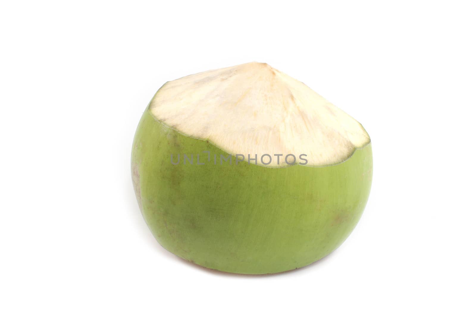 Coconut isolated on white background