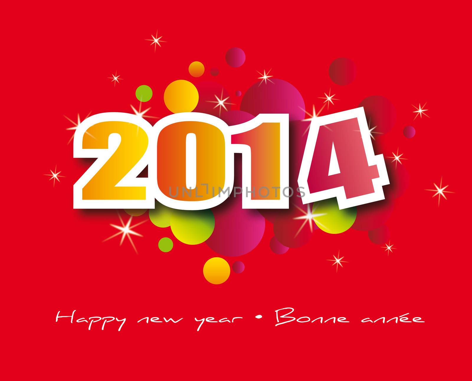 happy new year graphic for 2014 celebration