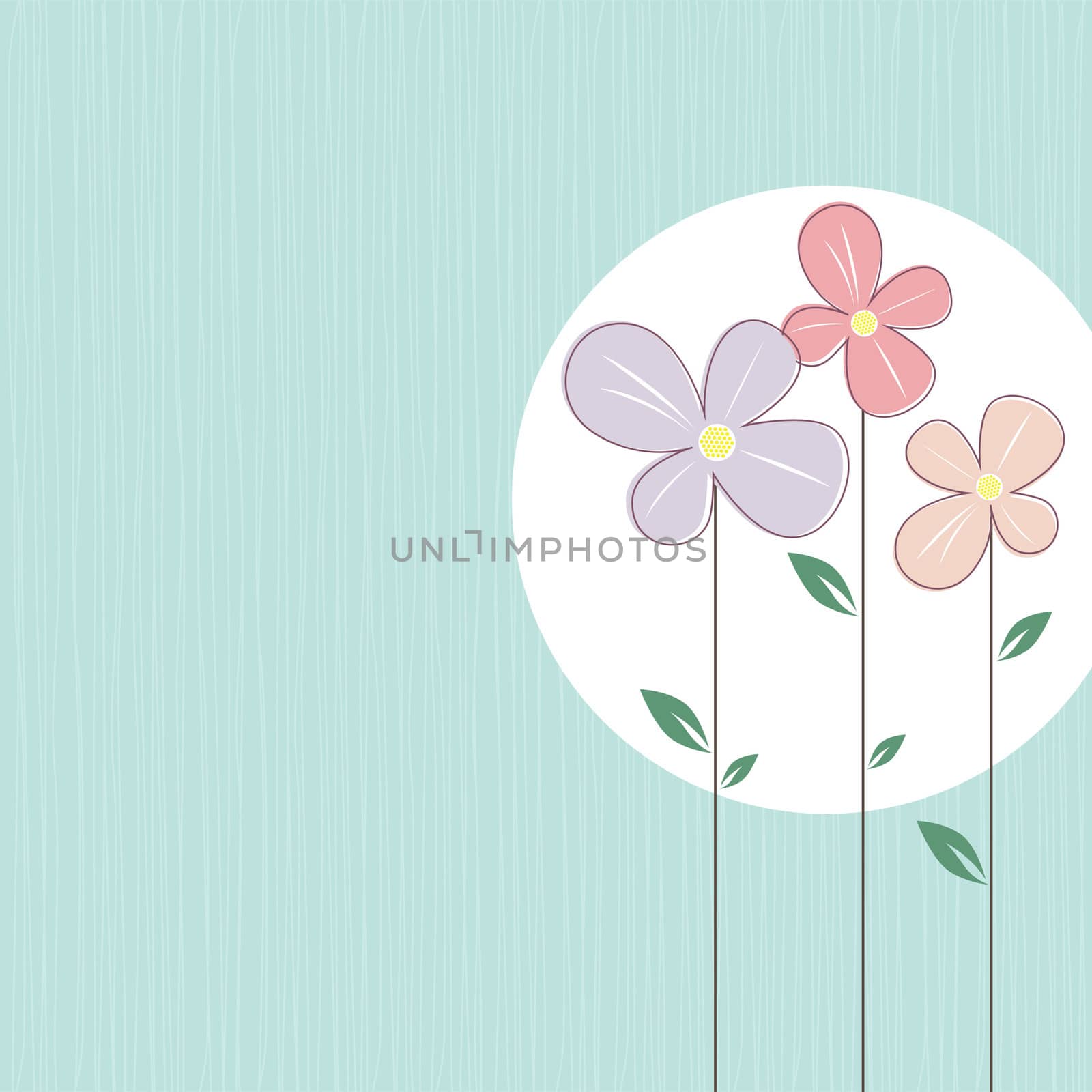 Cute spring flowers by HypnoCreative