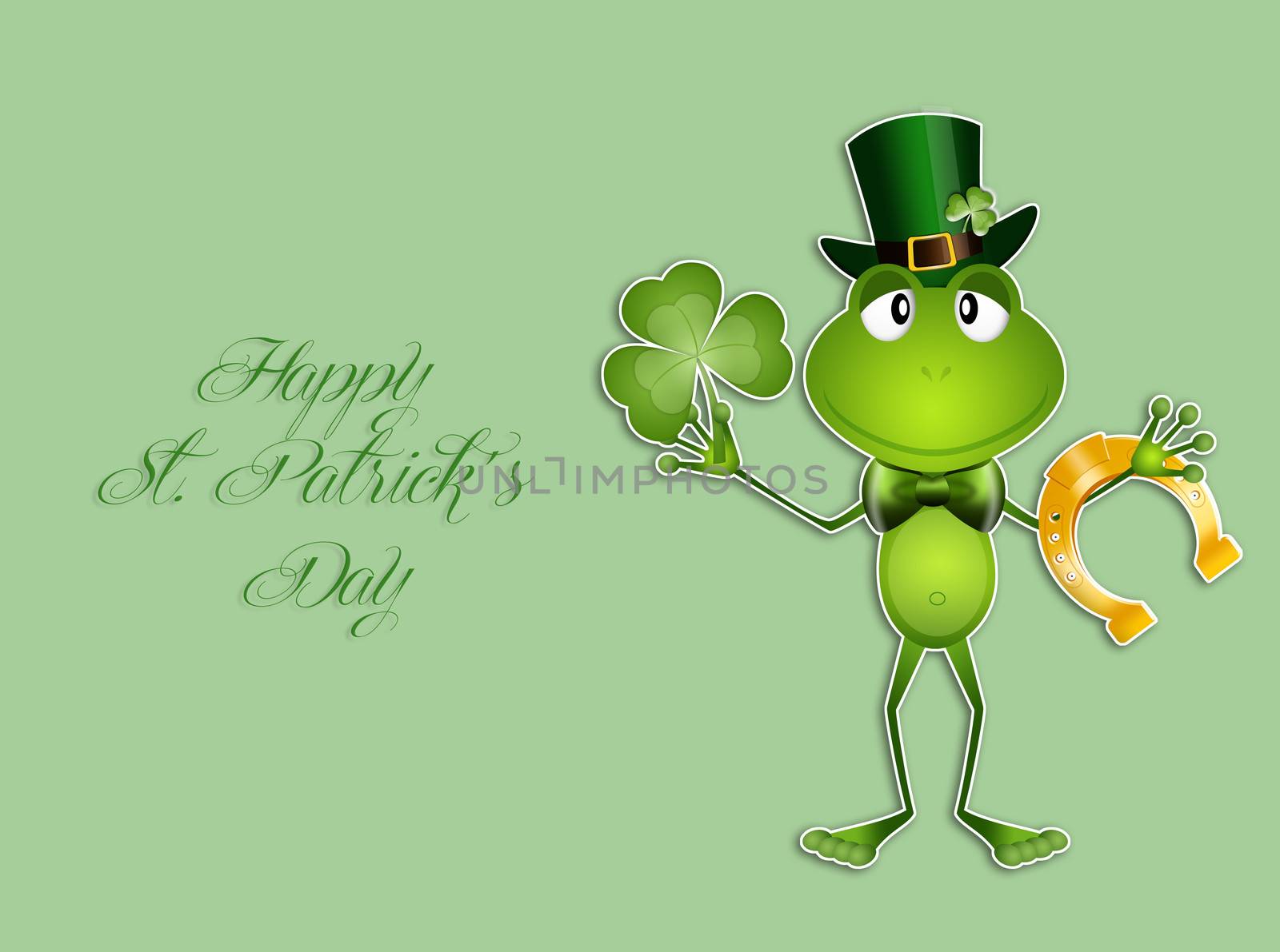 Frog in St. Patrick's Day by sognolucido