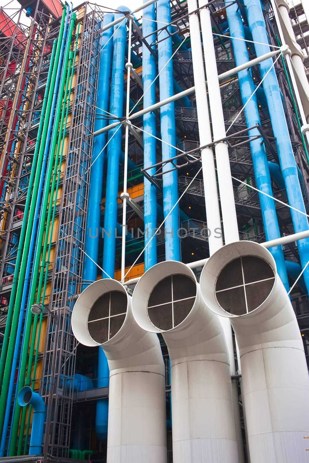 Georges Pompidou centre, modern art museum, Paris