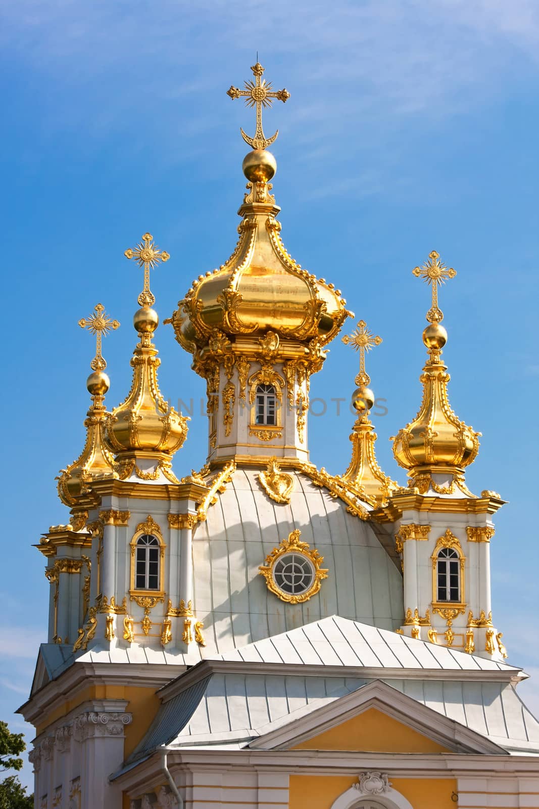 Church Of Great Peterhof Palace, Saint Petersburg, Russia