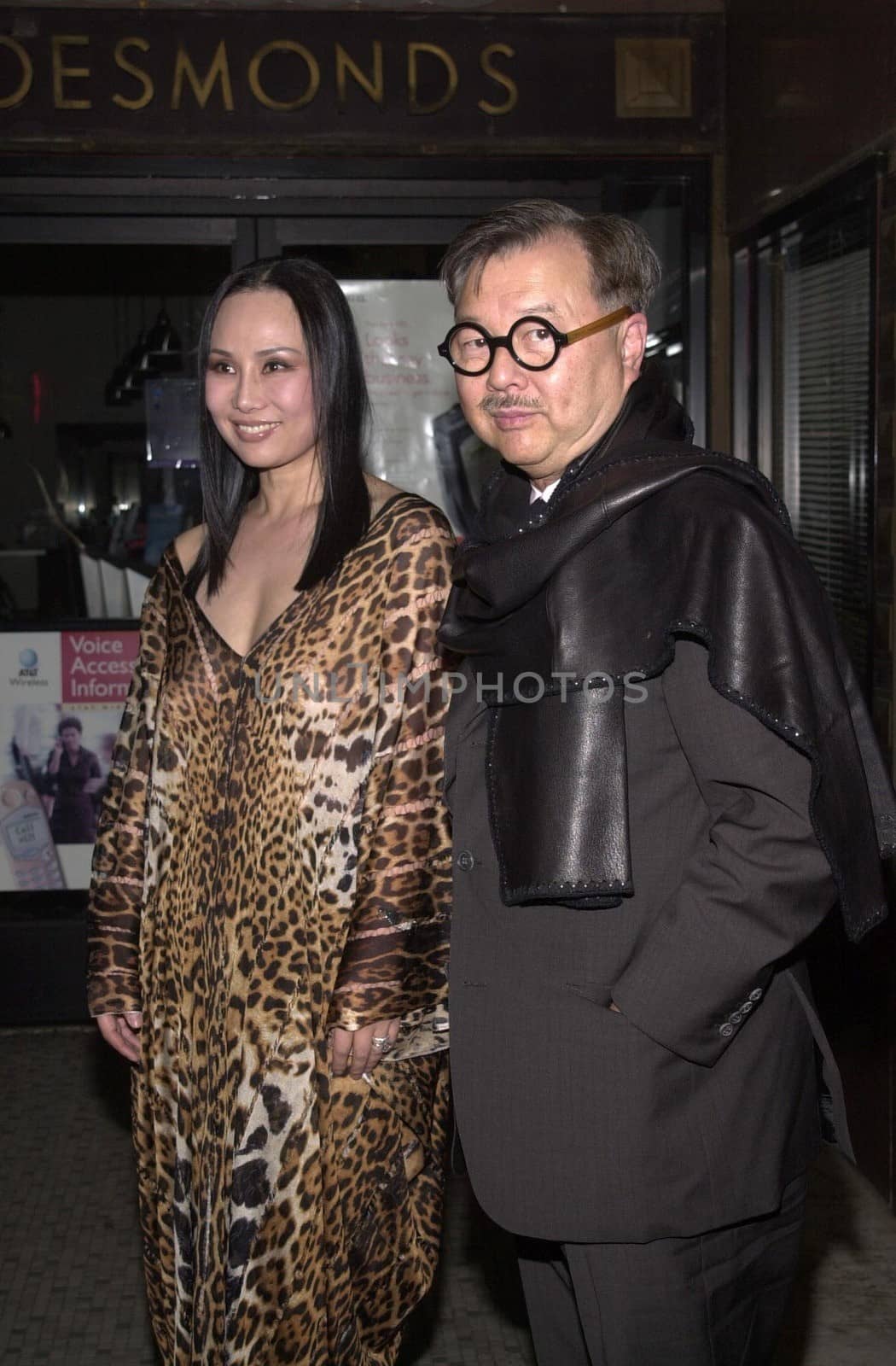 Eva and Michael Chow at the People And Places With No Names benefit and auction, Ace Gallery Los Angeles, 03-19-02