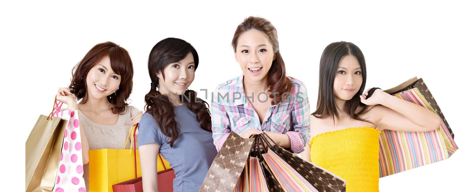 shopping women by elwynn