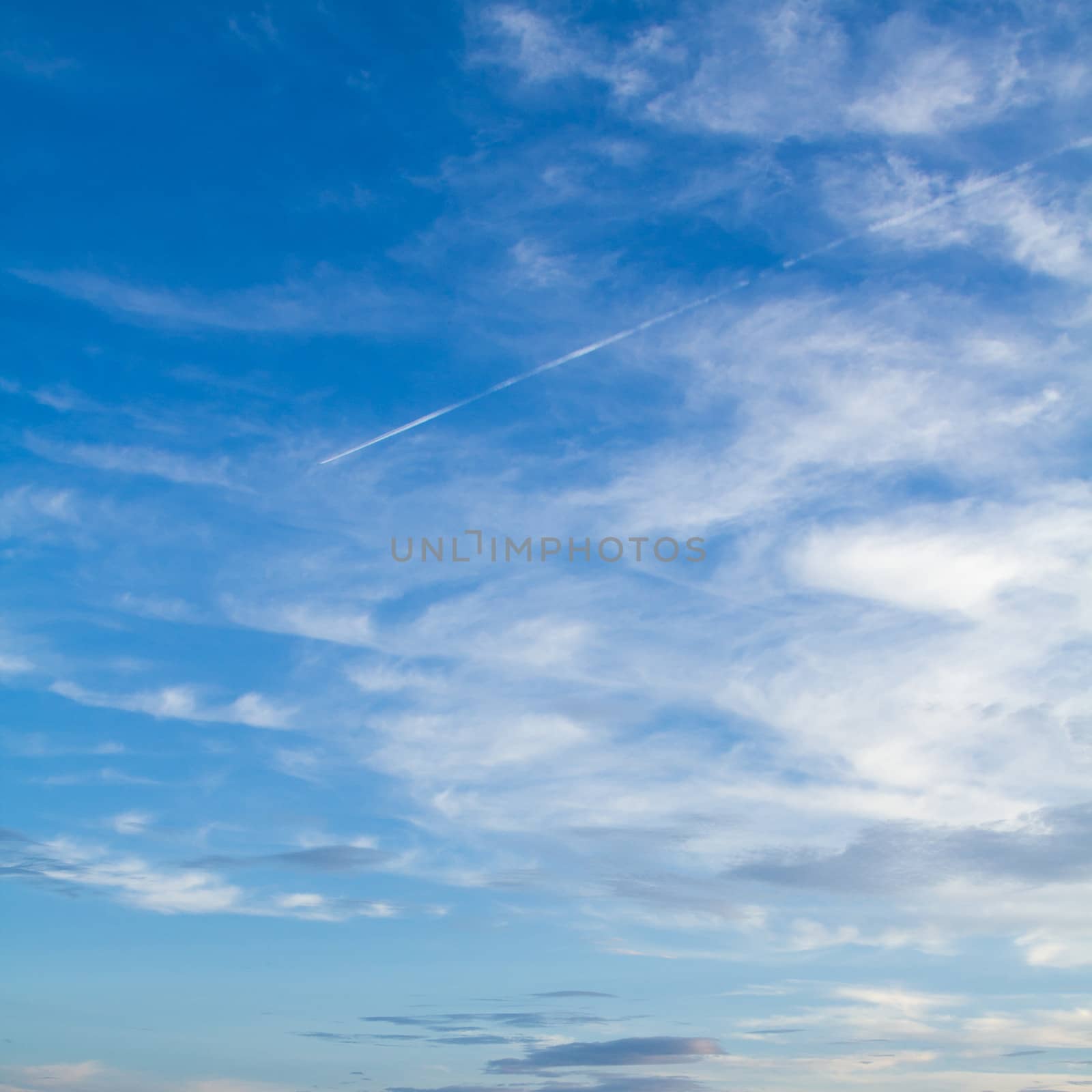 View white cloud with blue sky background