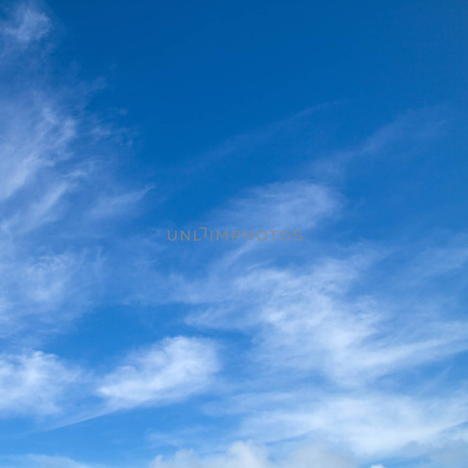 View white cloud with blue sky background