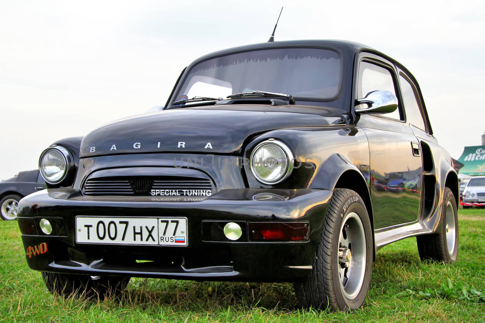 MOSCOW, RUSSIA - JULY 6: Soviet compact car ZAZ 965 Zaporozhets exhibited at the annual International Motor show Autoexotica on July 6, 2012 in Moscow, Russia.