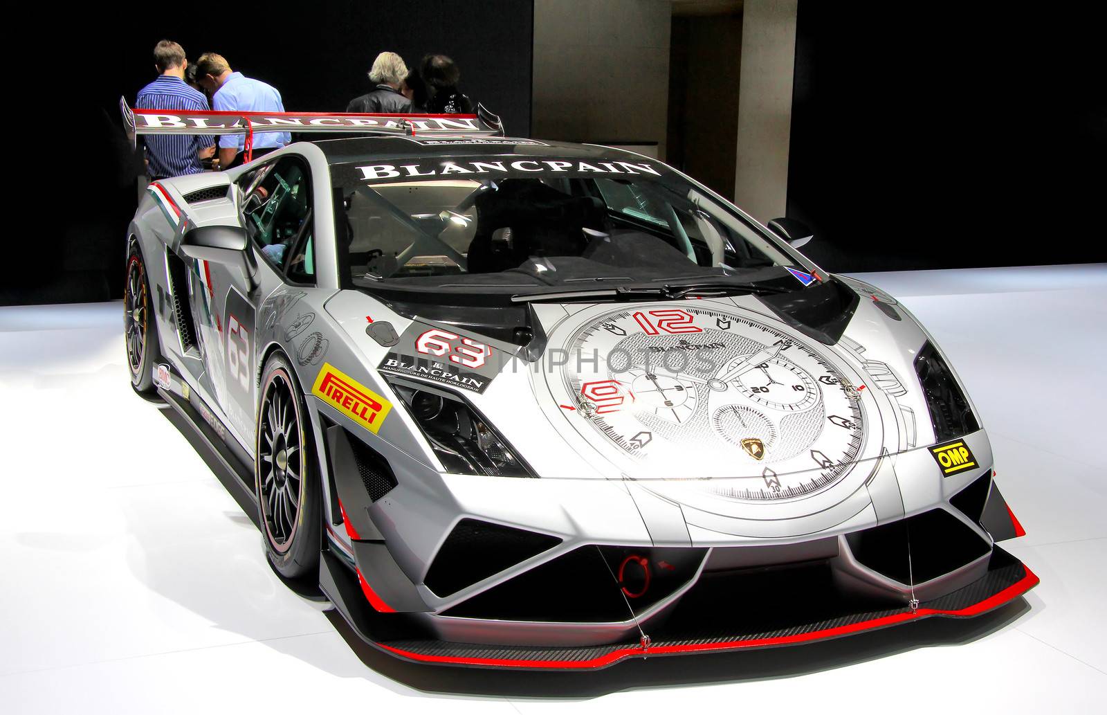 FRANKFURT AM MAIN, GERMANY - SEPTEMBER 14: Italian supercar Lamborghini Gallardo exhibited at the annual IAA (Internationale Automobil Ausstellung) on September 14, 2013 in Frankfurt am Main, Germany.