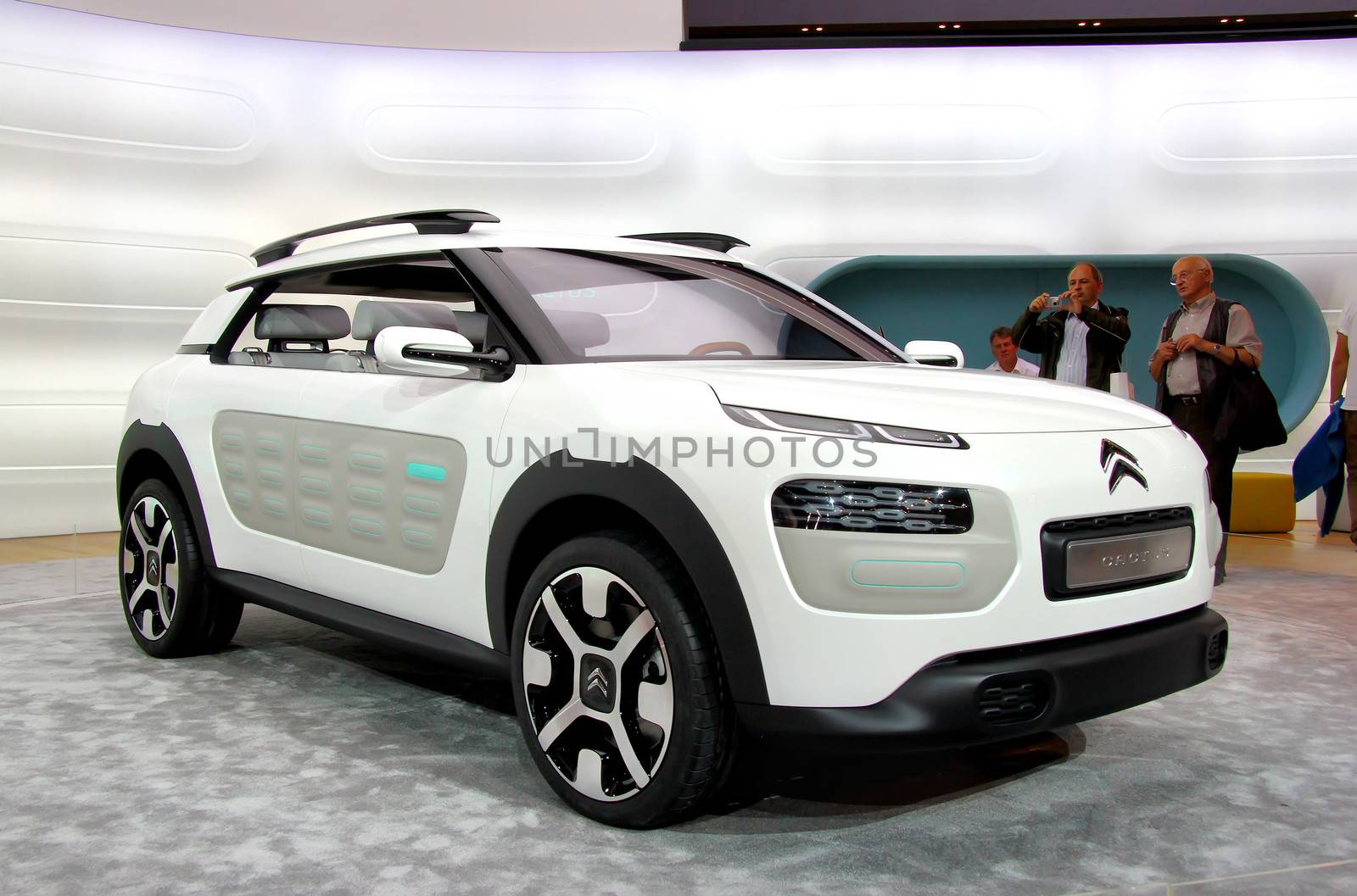 FRANKFURT AM MAIN, GERMANY - SEPTEMBER 14: French concept car Citroen Cactus exhibited at the annual IAA (Internationale Automobil Ausstellung) on September 14, 2013 in Frankfurt am Main, Germany.