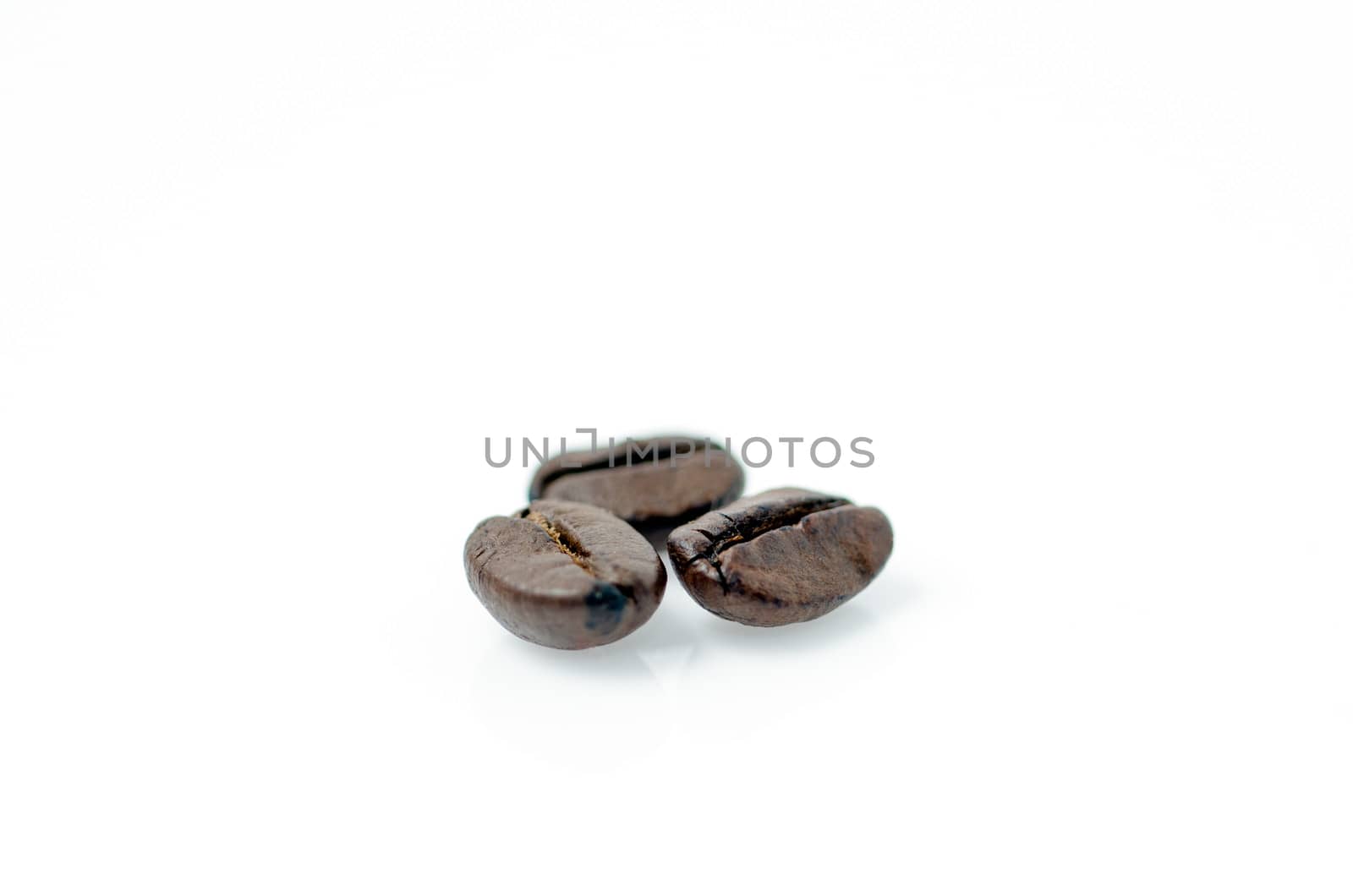 coffee beans isolated on white background	