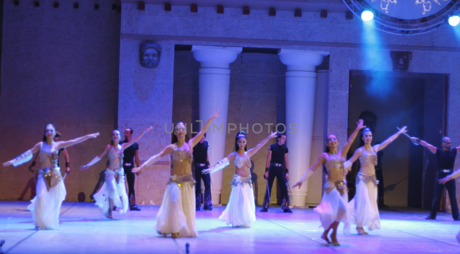 Fires of Anatolia. Performance in the amphitheater of Anatolia.