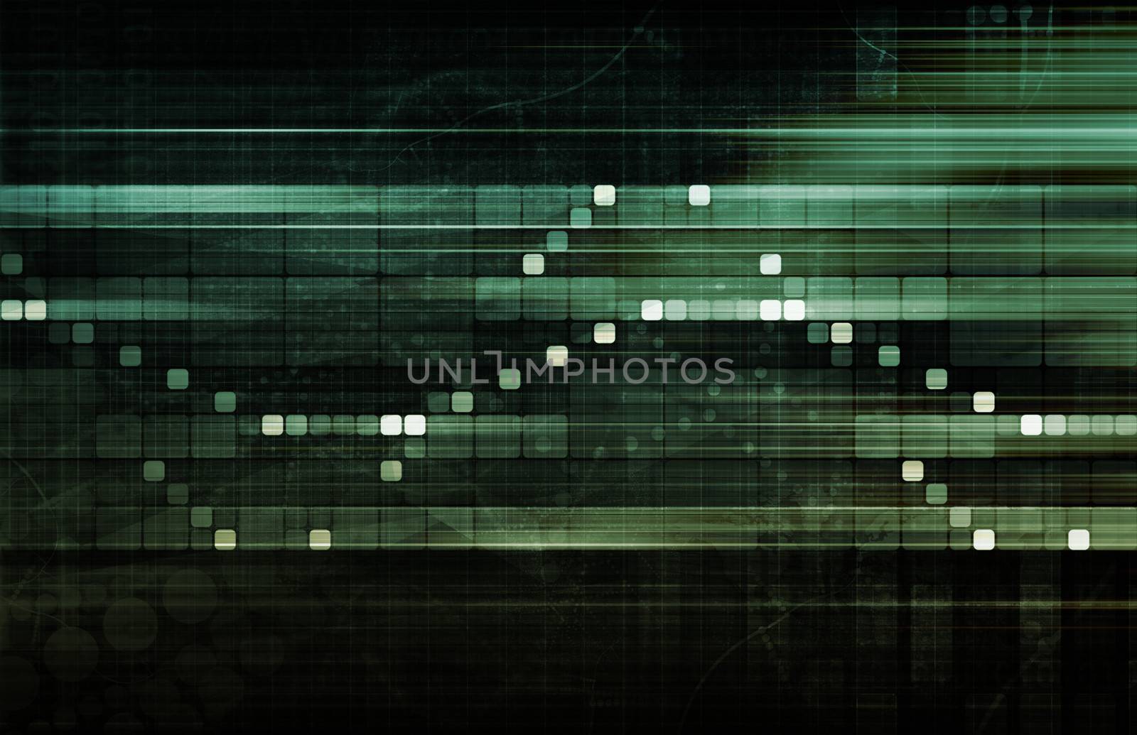 Business Technology Concept on Worldwide Report View