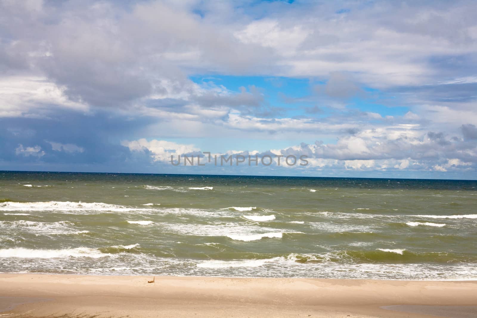 Baltic sea near Curonian Spit
