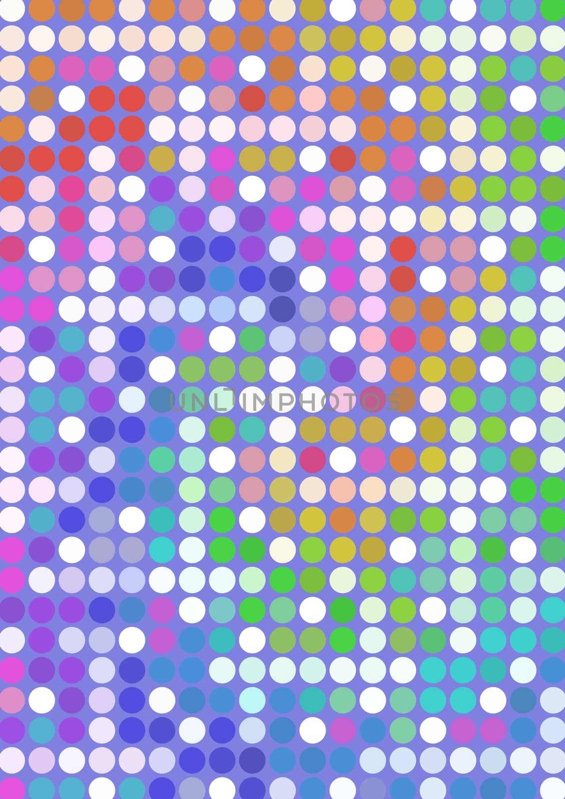 Illustration of Multicolored pastel spots
