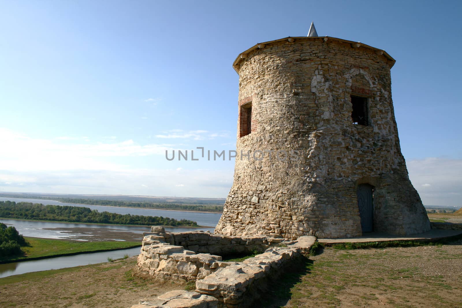 Ancient fortress (Devil's Town) in Elabuga, Russia