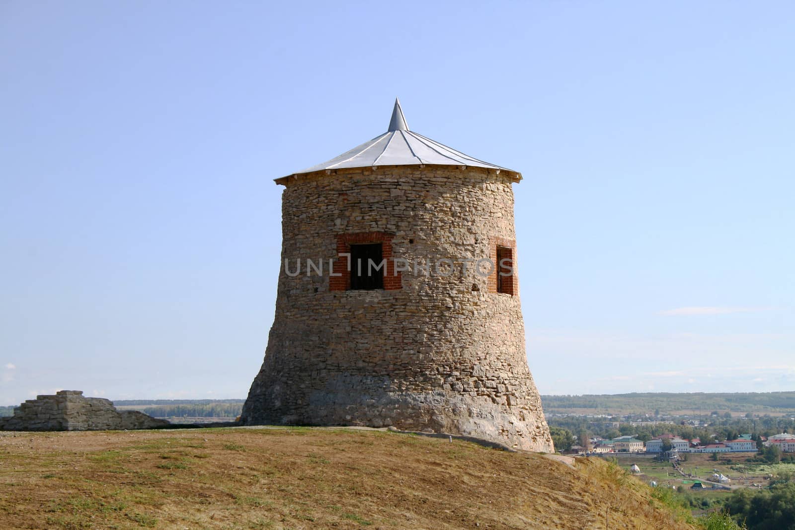 Ancient fortress (Devil's Town) in Elabuga, Russia