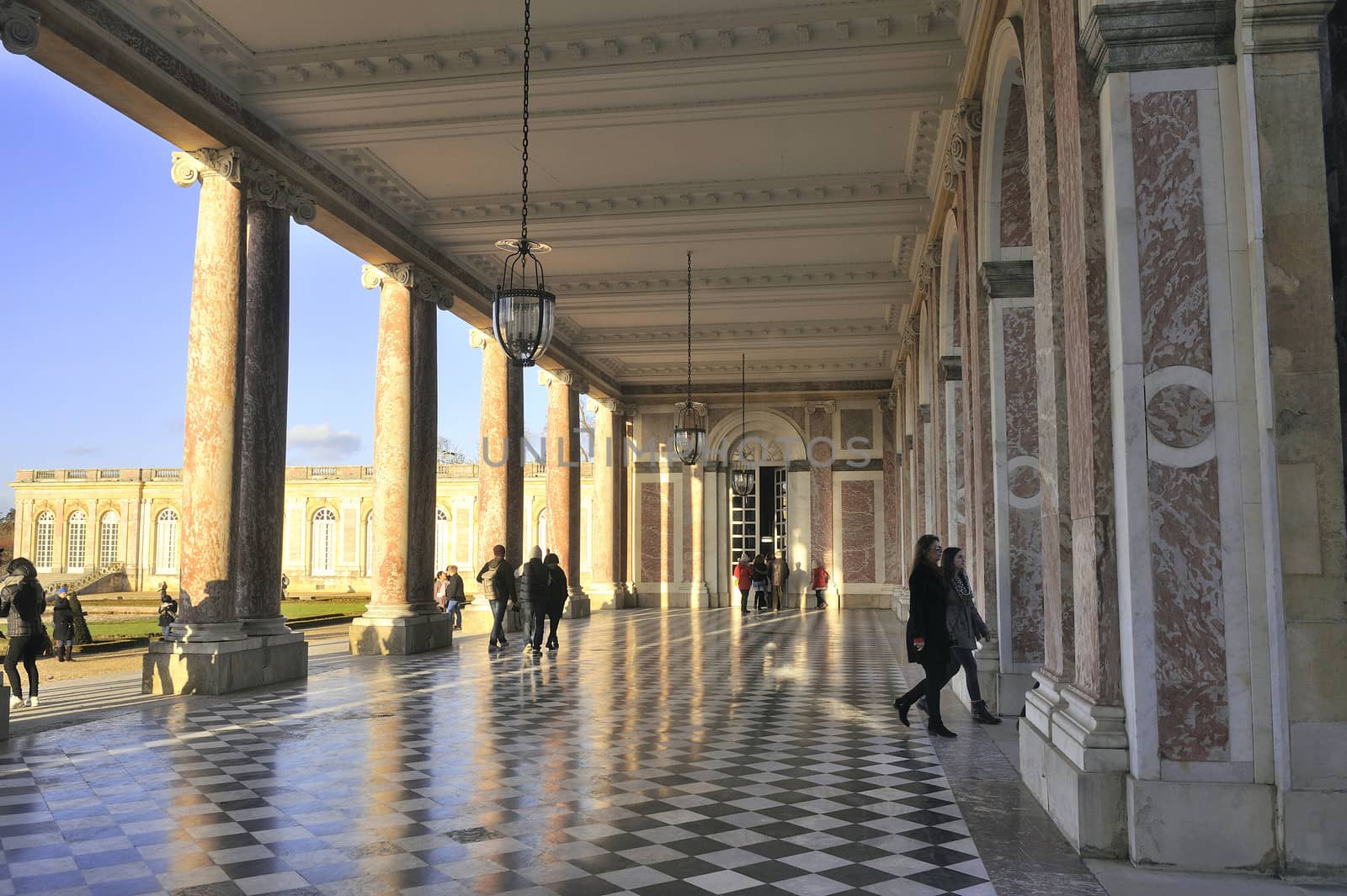 Versailles, the Grand Trianon in the park of the castle of Versailles