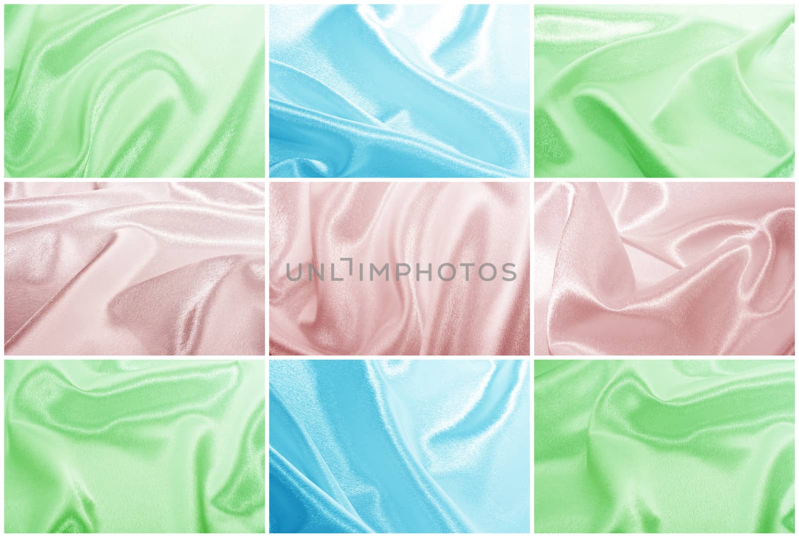 Abstract background silk fabric with beautiful waves