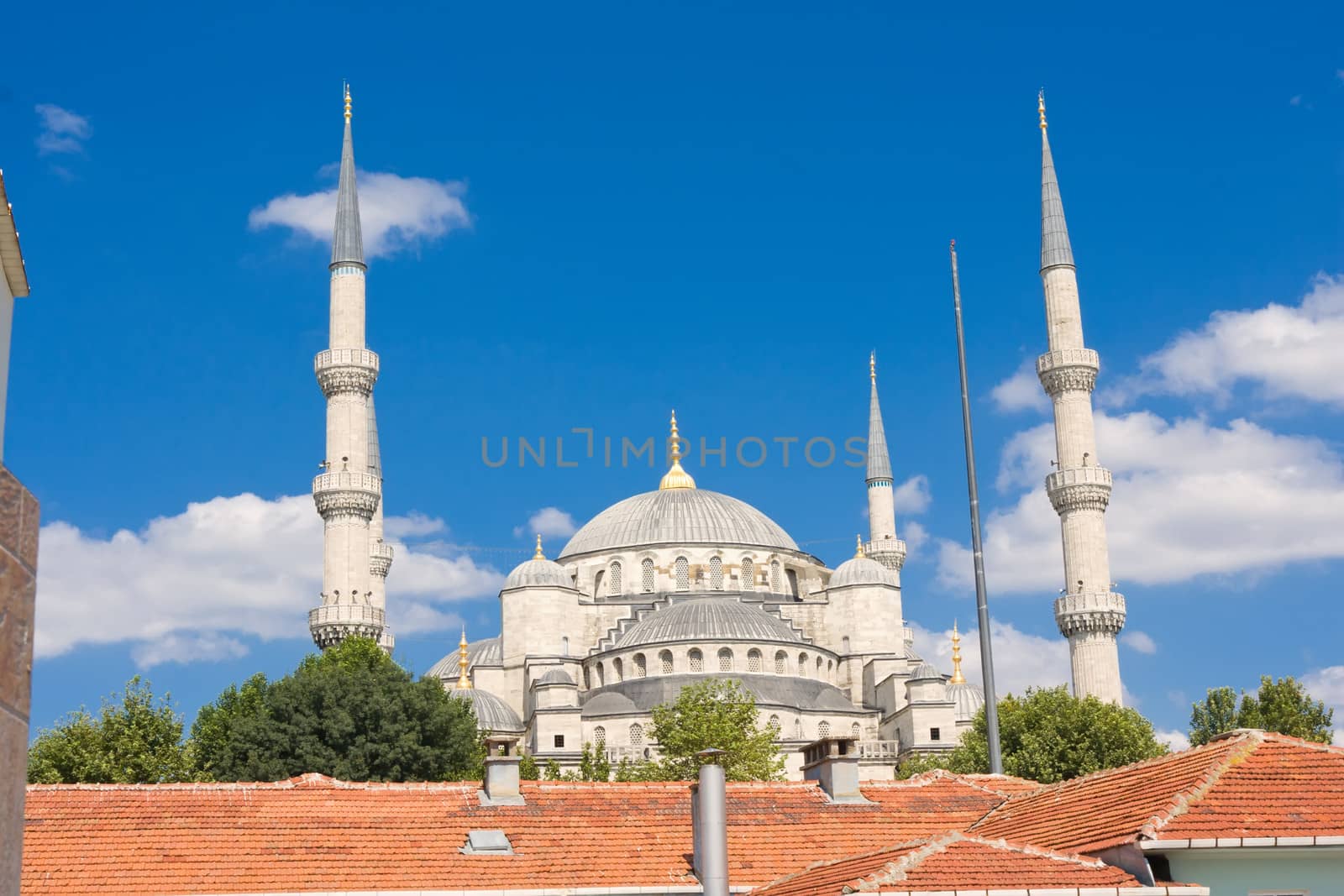 Sultan Ahmed Blue Mosque in Istanbul, Turkey