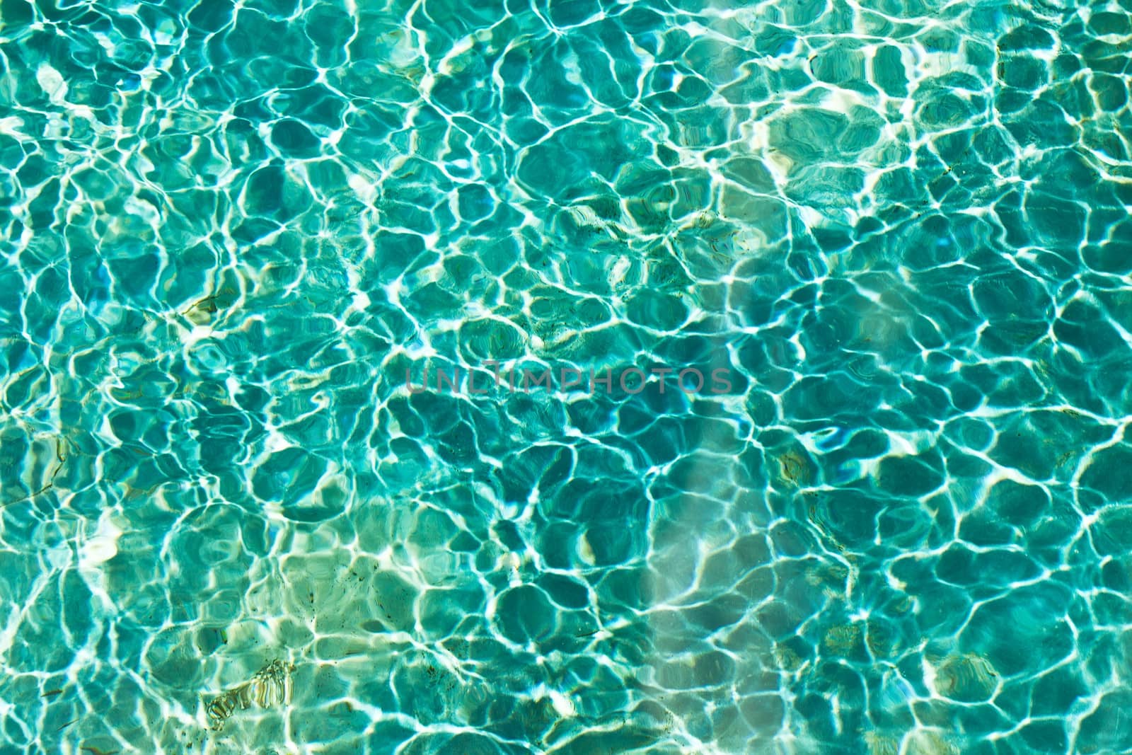 Blue and transparent sea water texture pattern