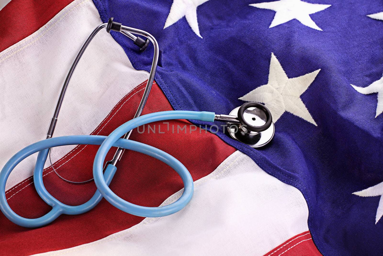American Flag and Stethoscope by StephanieFrey