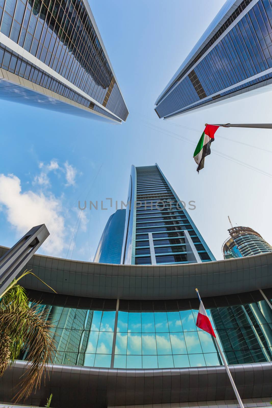 Skyscrapers in Abu Dhabi, United Arab Emirates