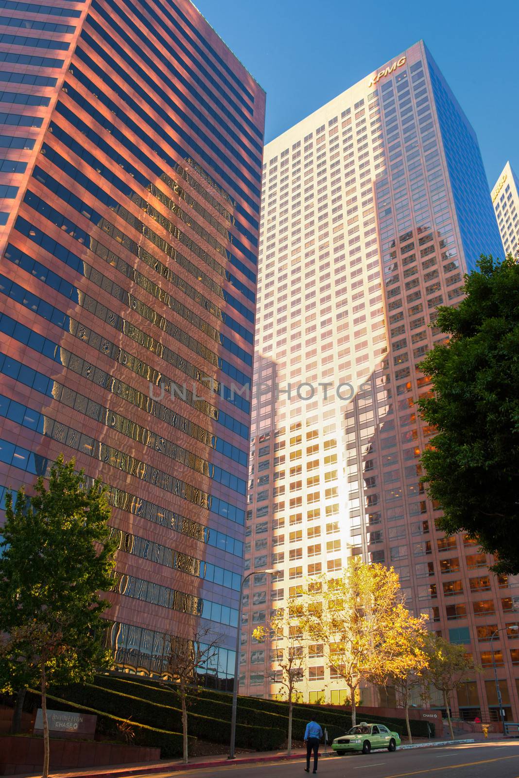 Modern buildings at Los Angeles, California, USA