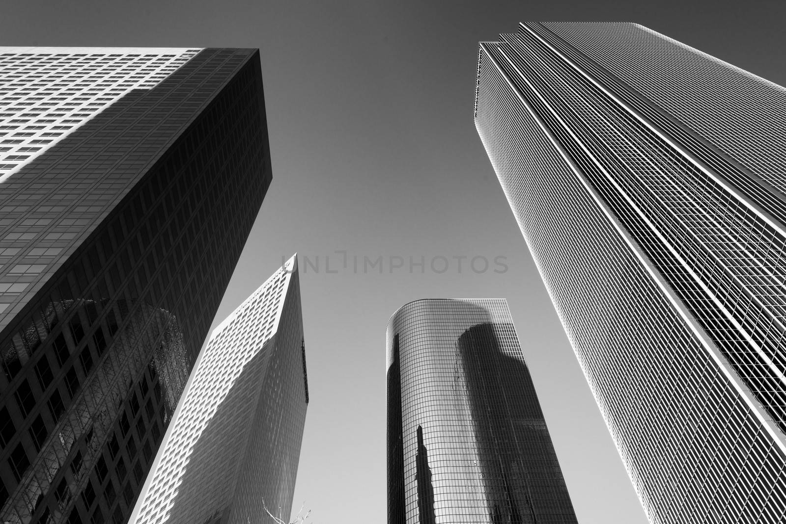 Modern skylines in downtown, Los Angeles, California, USA