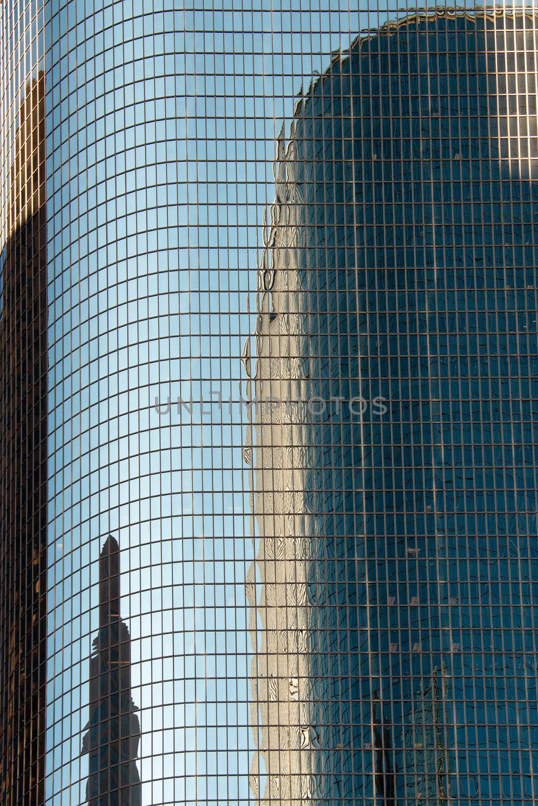Modern skyline in downtown, Los Angeles, California, USA