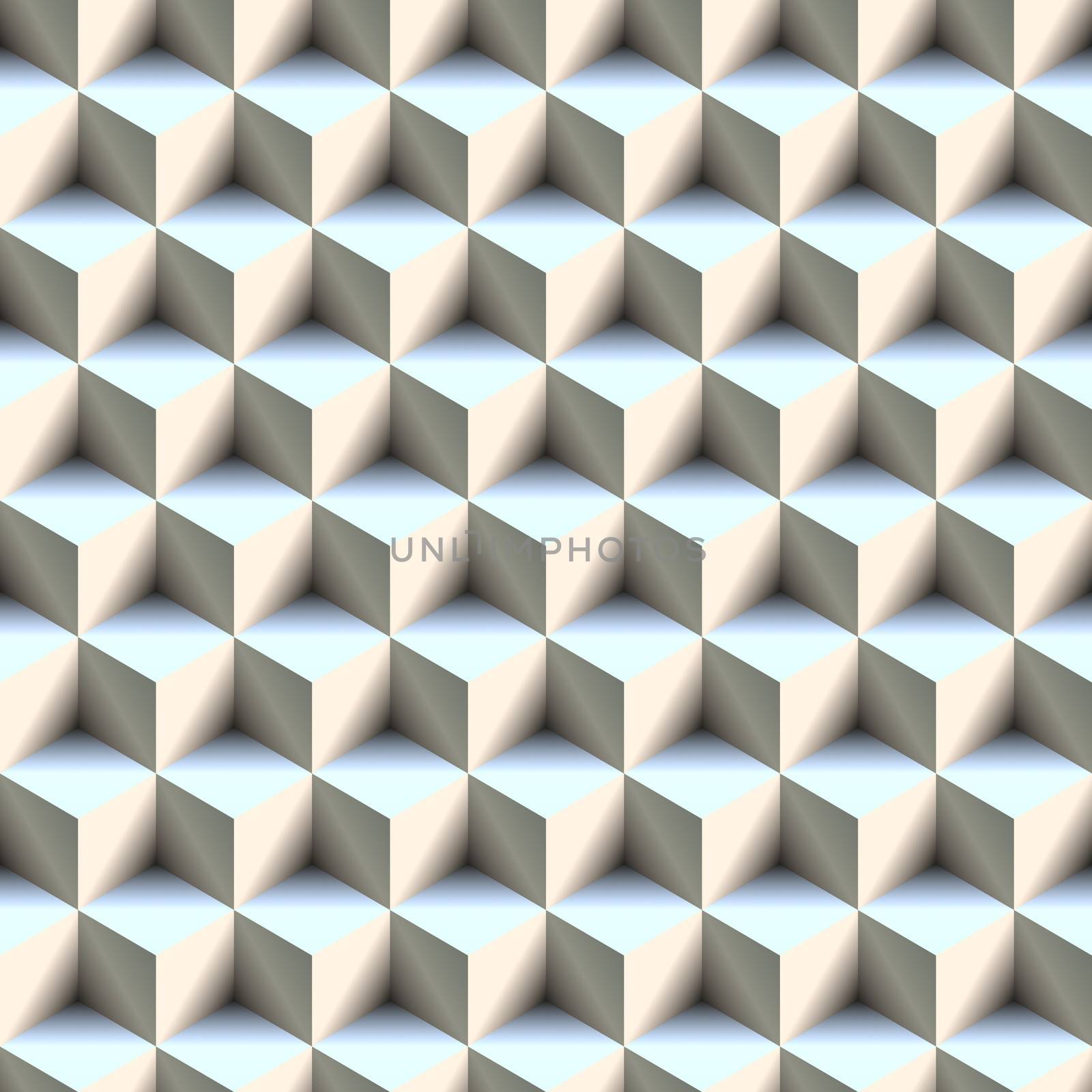 Isometric 3d cube wall textured seamless backfround