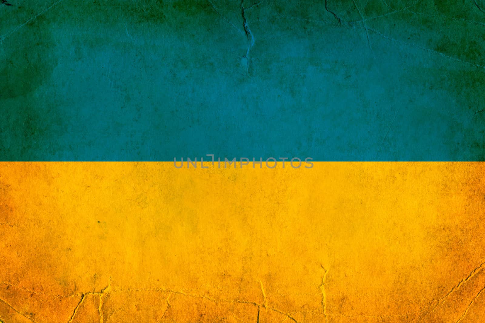 Vintage Ukrainian Flag by sabphoto