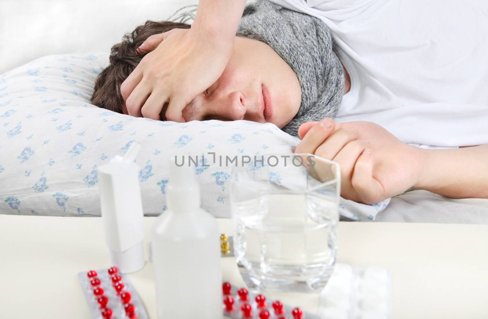 Sick Young Man by sabphoto