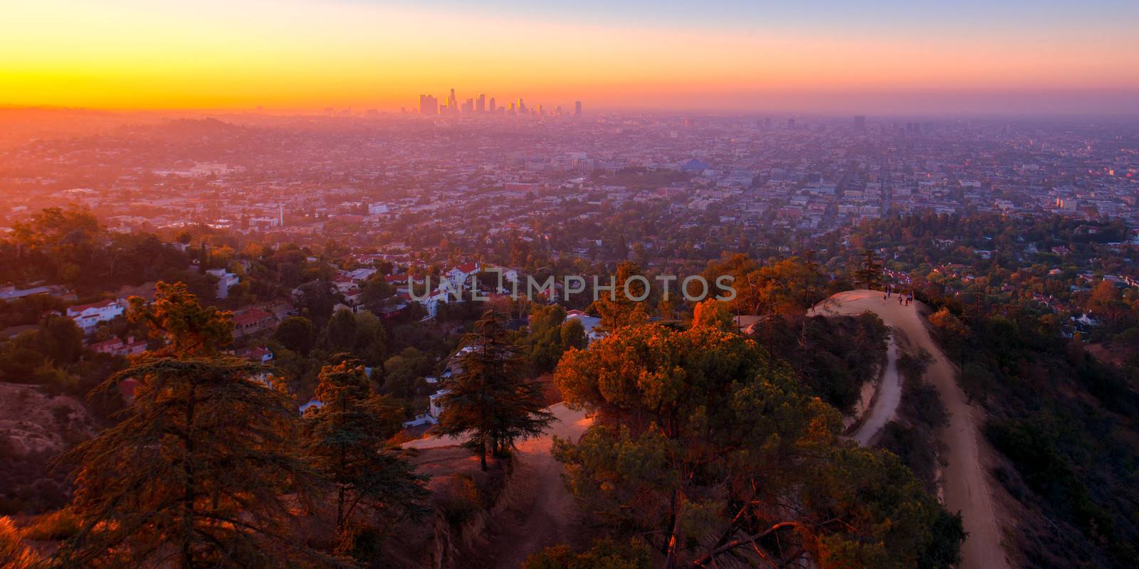 Sunrise view from Griffith Observatory by CelsoDiniz
