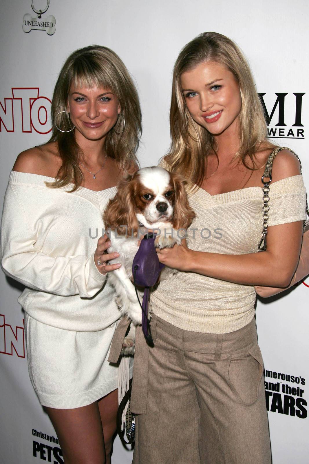 Joanna Krupa and friend at the In Touch Presents Pets And Their Stars Party, Cabana Club, Hollywood, CA 09-21-05