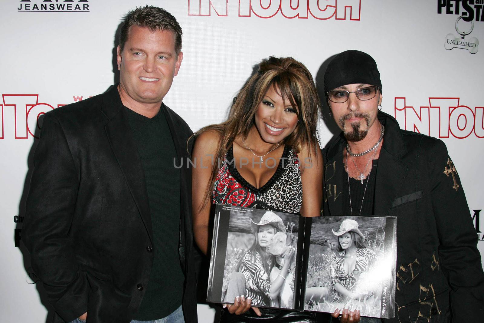 John Edward Yarbrough with Traci Bingham and Christopher Amerouso at the In Touch Presents Pets And Their Stars Party, Cabana Club, Hollywood, CA 09-21-05