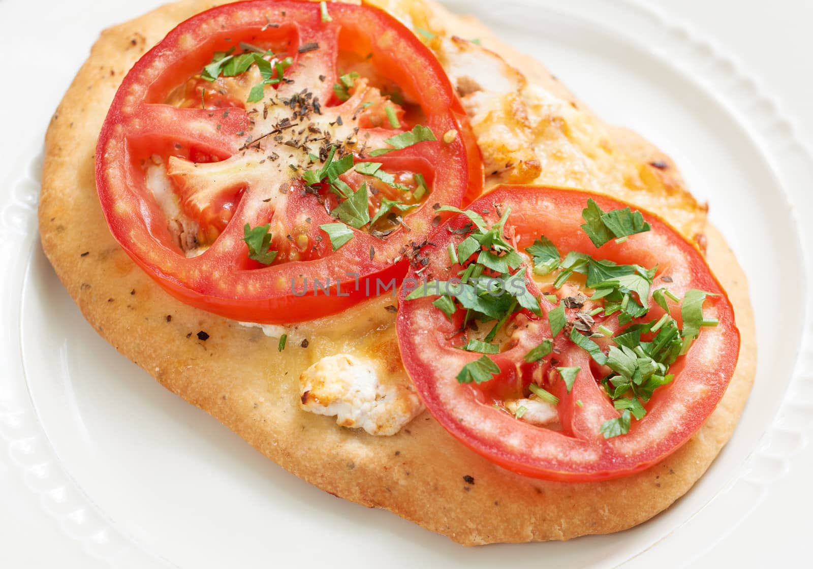 Fresh tasty sandwich prepared to be sold in a fast food restaurant