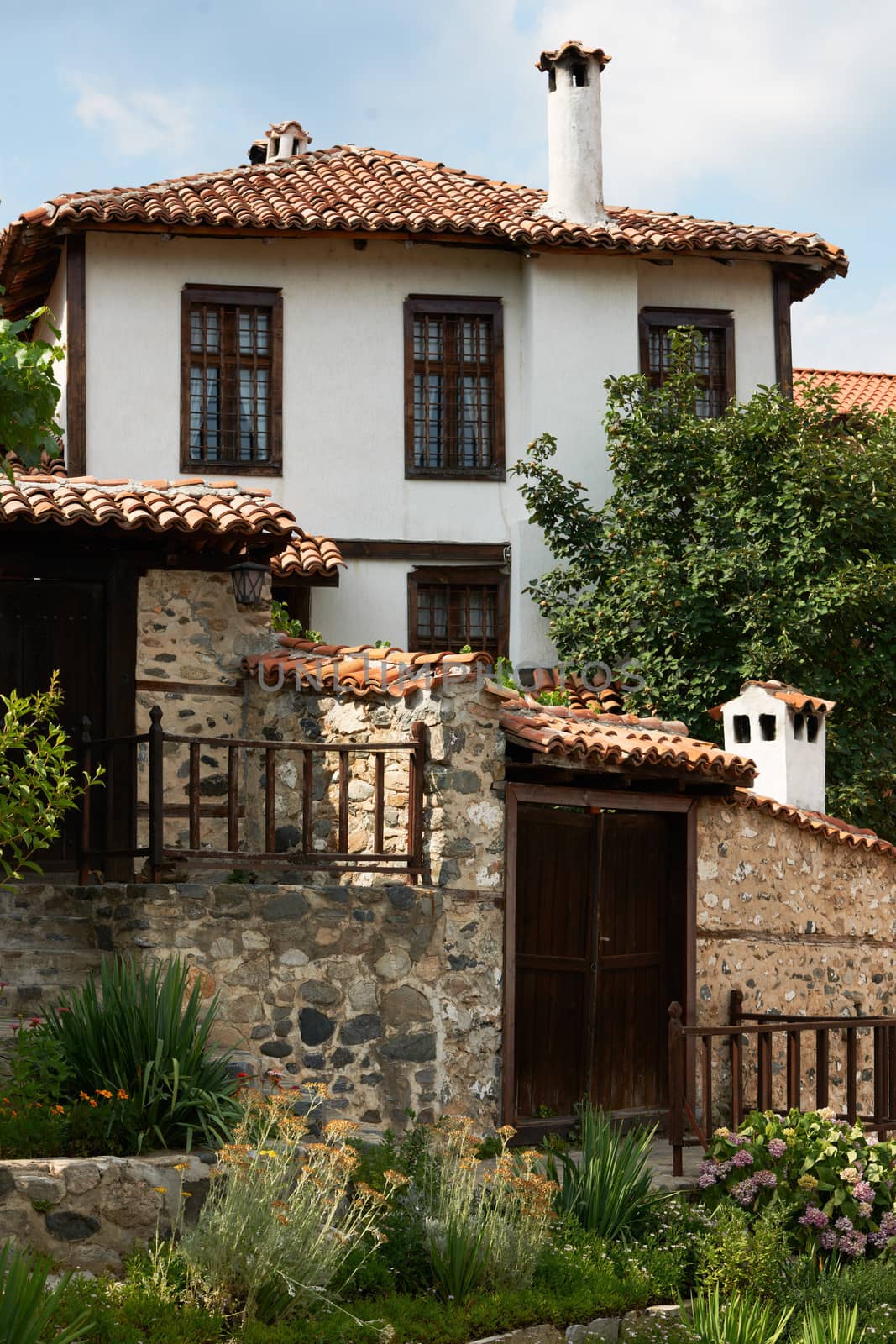 Traditional house from the Bulgarian revival period in Zlatograd town, South Bulgaria, Rhodope mountains