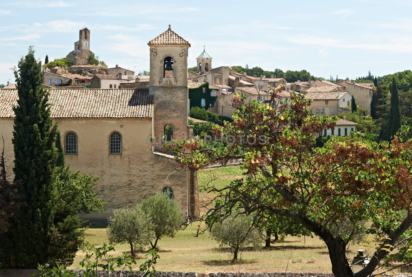 Ancient village of Lourmarin, South France, Provence, region of Luberon