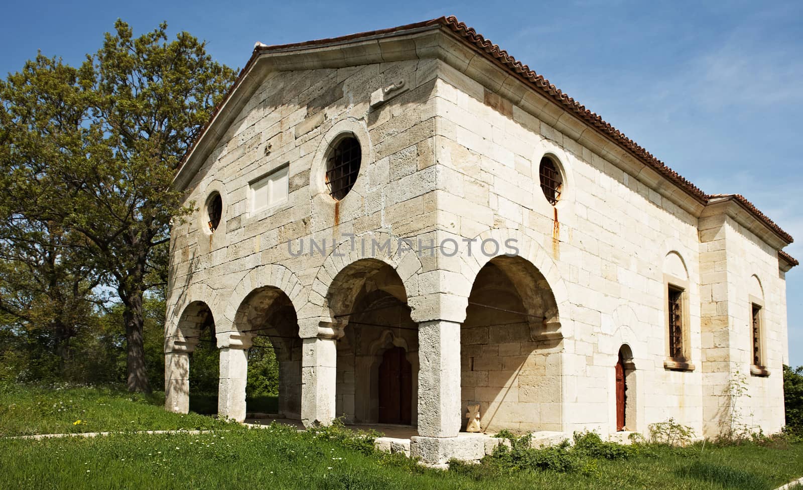 Exterior of the Orthodox church in Emona village, Bulgaria, Eastern Europe