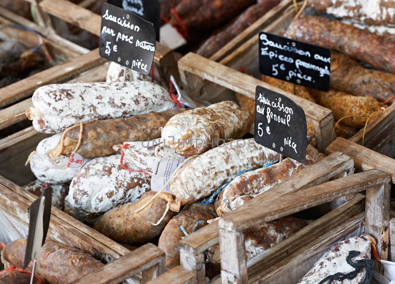 Hand-made traditional French sausage by ecobo