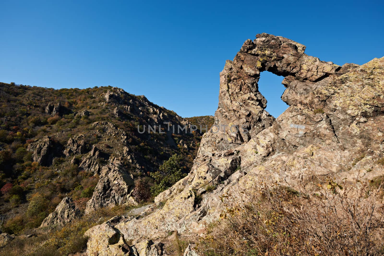 Halkata rock phenomenon in Sinite kamany nature park near Sliven, Bulgaria