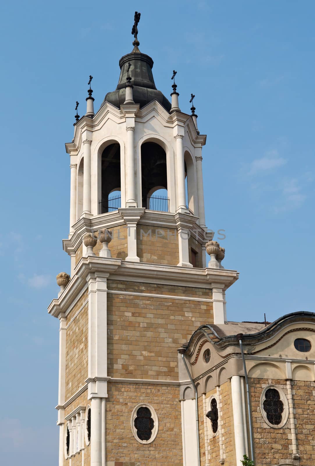 The church tower in Svishtov, Bulgaria by ecobo