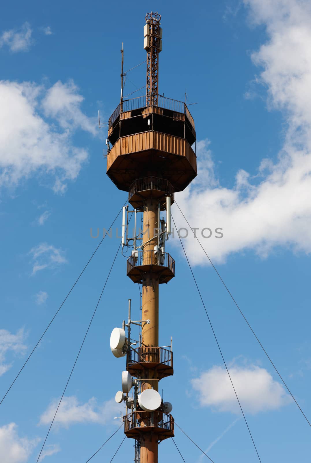 Old communication tower