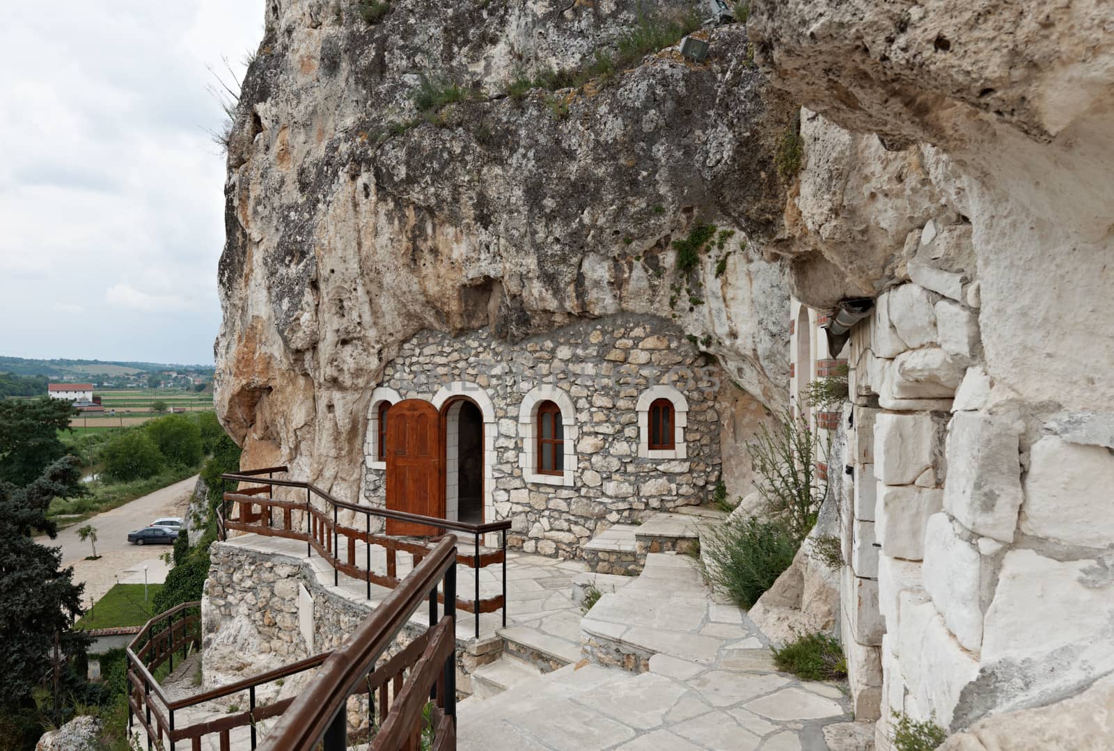Rocks of Basarbovo monastery, Bulgaria